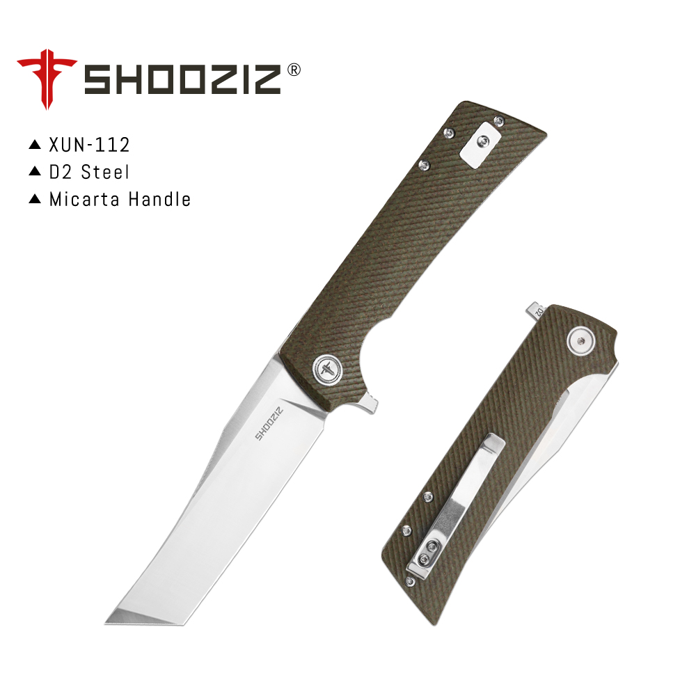 Edc Carry Clip - سكين قابل للطي Shooziz XUN112 EDC