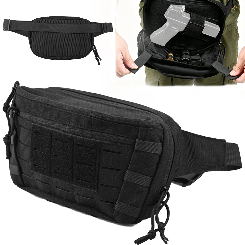 Edc Concealed Carry Holster - حقيبة خصر تكتيكية للمسدس، حقيبة CCW،