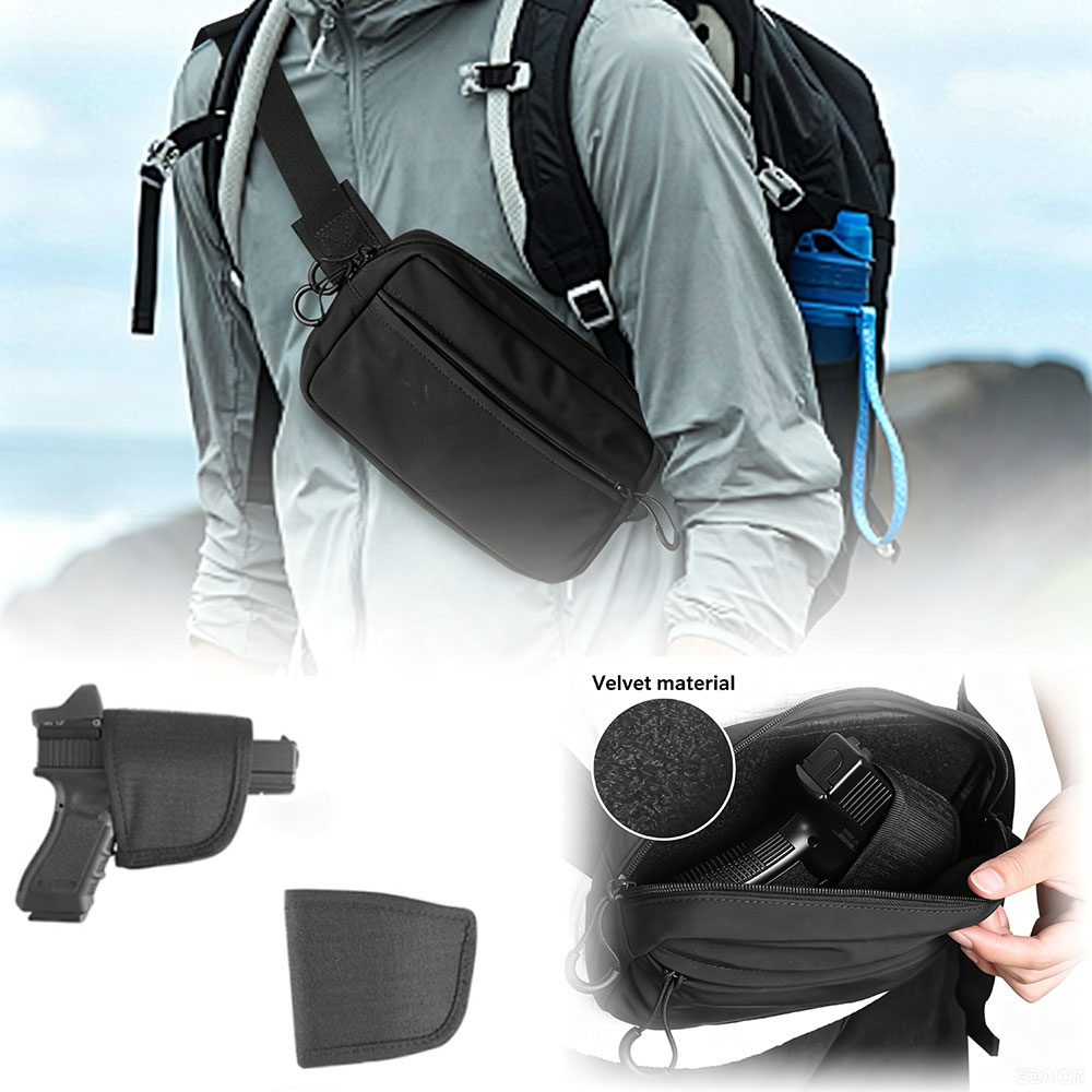 Edc Concealed Carry Bag - حقيبة خصر تكتيكية مخفية للحمل مع