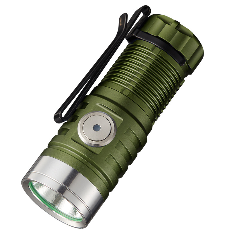 Edc (Every Day Carry - مصباح يدوي تكتيكي صغير ساطع USB
