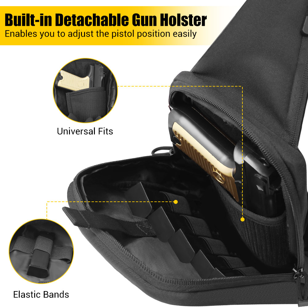حقيبة مسدس تكتيكية، حافظة مسدس - مراجعة Edc Concealed Carry Bag وسعره