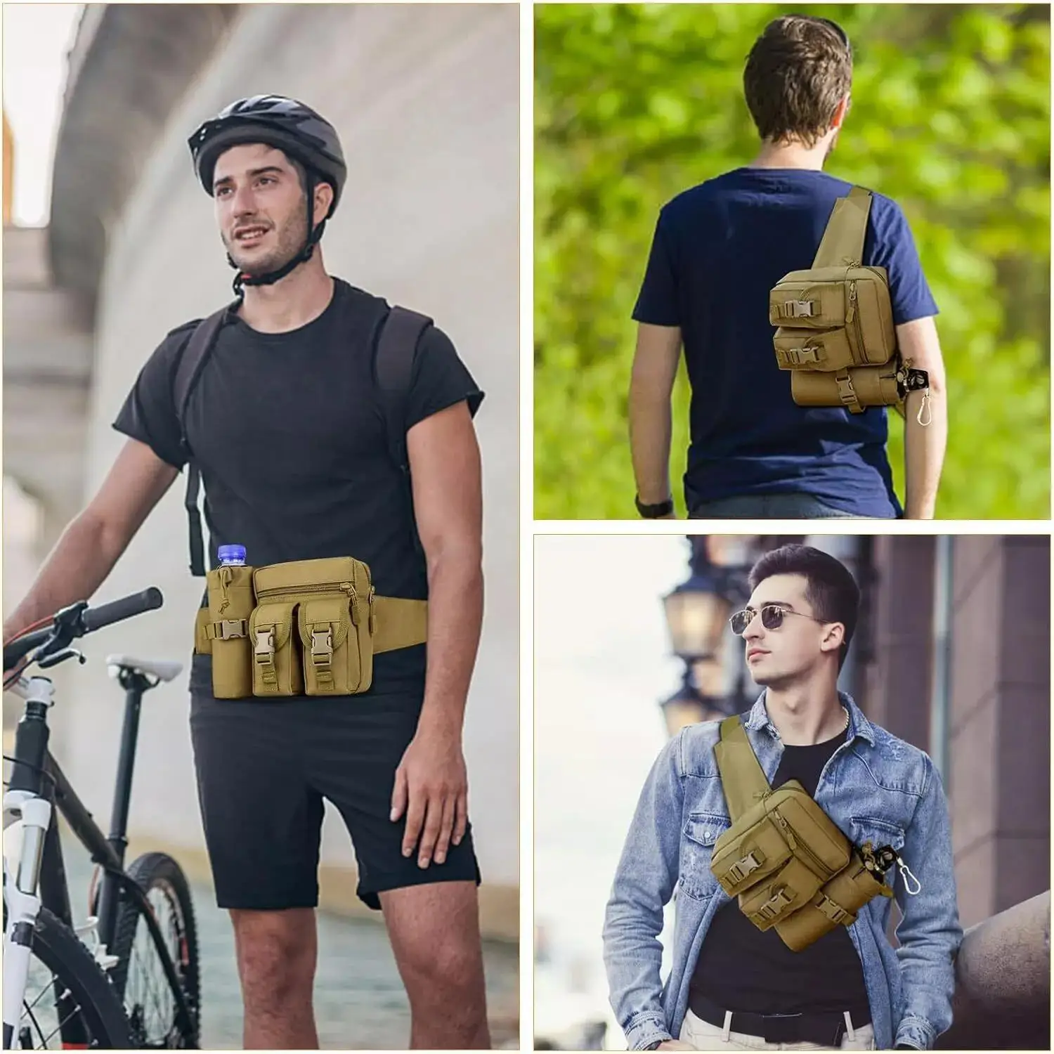 حزمة مراوح تكتيكية للرجال مخفي - مراجعة Edc Concealed Carry Holster وسعره