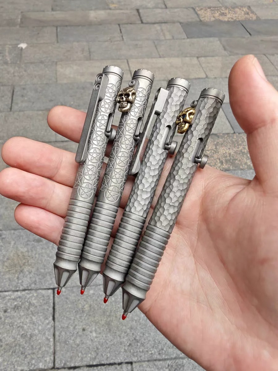 قلم من سبائك التيتانيوم TC4 لل - مراجعة Edc Every Day Carry おもちゃ وسعره