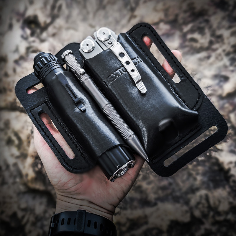 1 قطعة. حقيبة جلدية EDC لحمل ا - مراجعة Leather Edc. Carry Pouch وسعره
