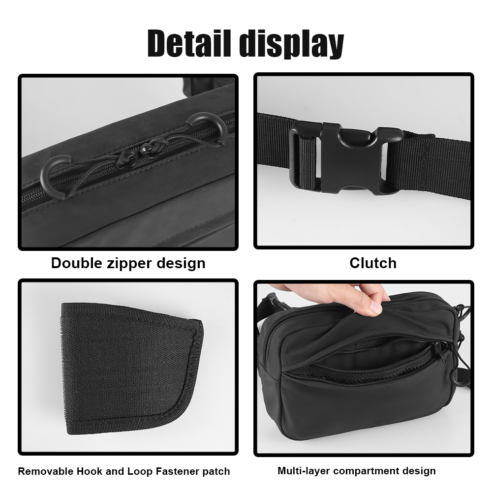 حقيبة خصر تكتيكية مخفية للحمل  - مراجعة Edc Concealed Carry Bag وسعره