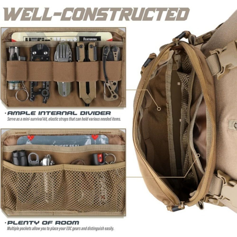 حقيبة صدر رجالية عصرية من النا - مراجعة Edc Deep Carry وسعره