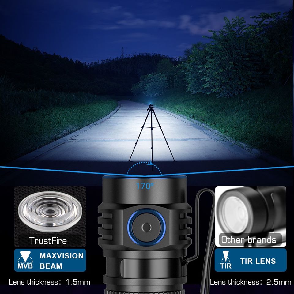 Trustfire MC1 Usb مصباح يدوي ق - مراجعة Edc Every Day Carry おもちゃ وسعره