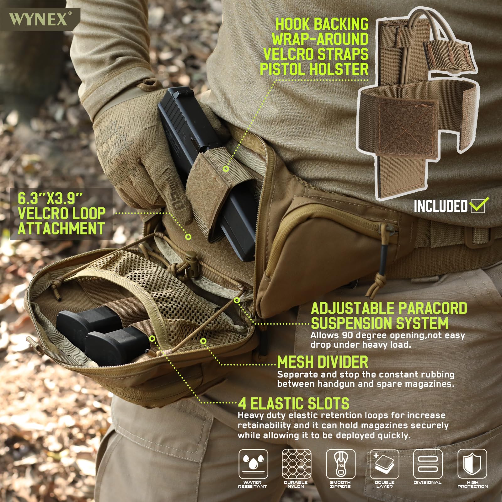 حقيبة خصر تكتيكية مخفية لحمل ا - مراجعة Edc Concealed Carry Holster وسعره