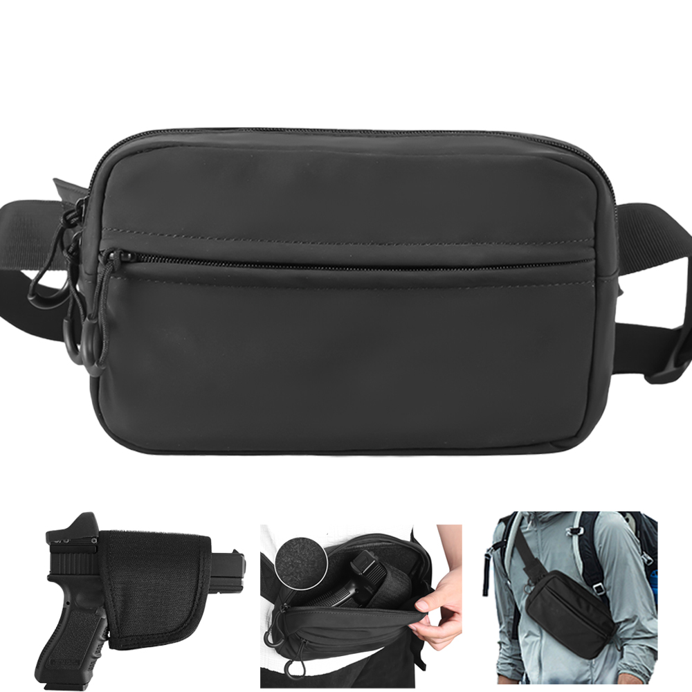 التكتيكية حقيبة كروسبودي مسدس  - مراجعة Edc Concealed Carry Bag وسعره