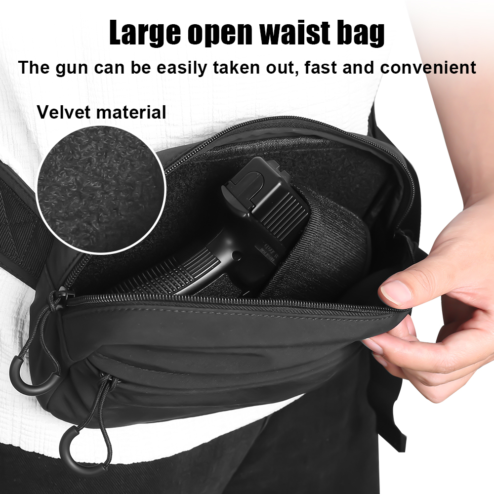 التكتيكية حقيبة كروسبودي مسدس  - مراجعة Edc Concealed Carry Bag وسعره