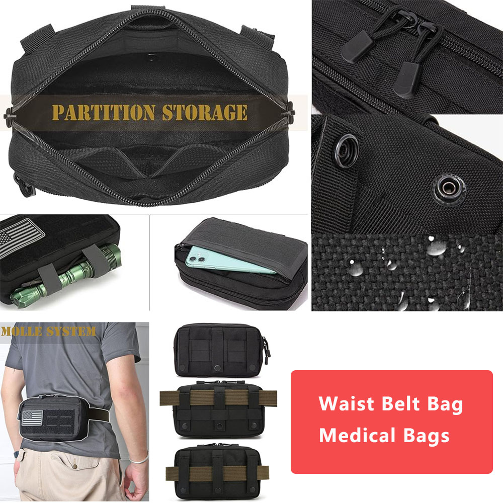 حقيبة خصر تكتيكية MOLLE متعددة - مراجعة Edc Concealed Carry Bag وسعره